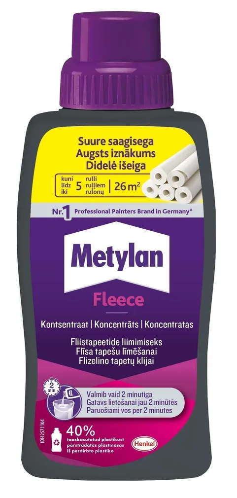 TAPEEDILIIM METYLAN FLEECE LIQUID KONTSENTRAAT 500G