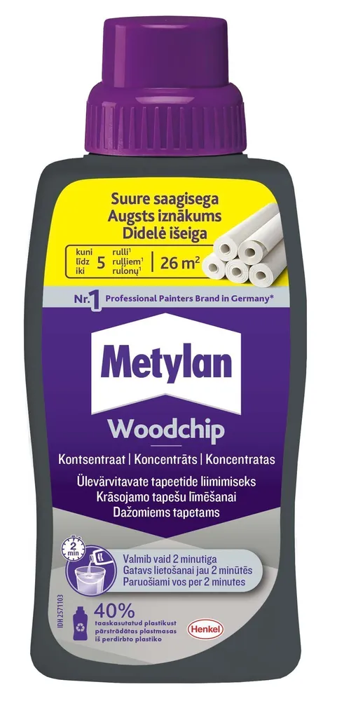 TAPEEDILIIM METYLAN WOODCHIP LIQUID KONTSENTRAAT 500G