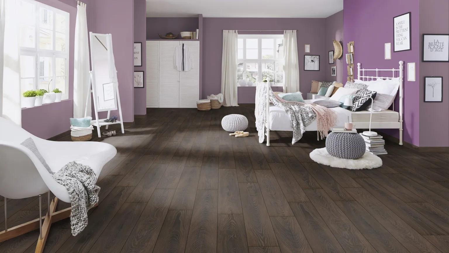 LAMINAATPARKETT KRONO O.CLASSIC TAMM ESPRESSO ORCA 1-LIPP