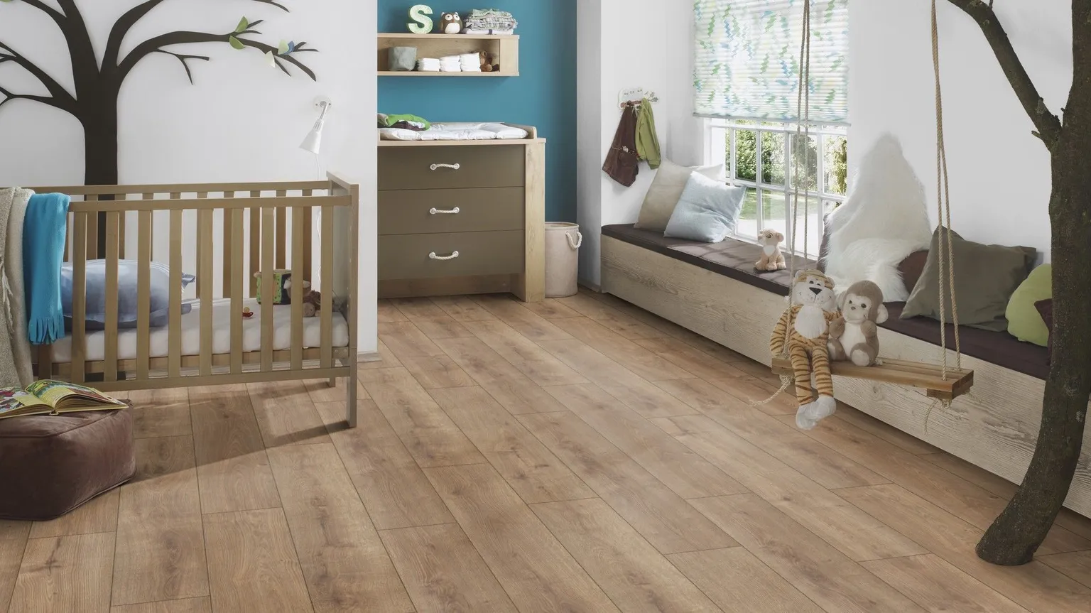 LAMINAATPARKETT KRONO O.CLEVER TAMM HILLSIDE ORCA 1-LIPP