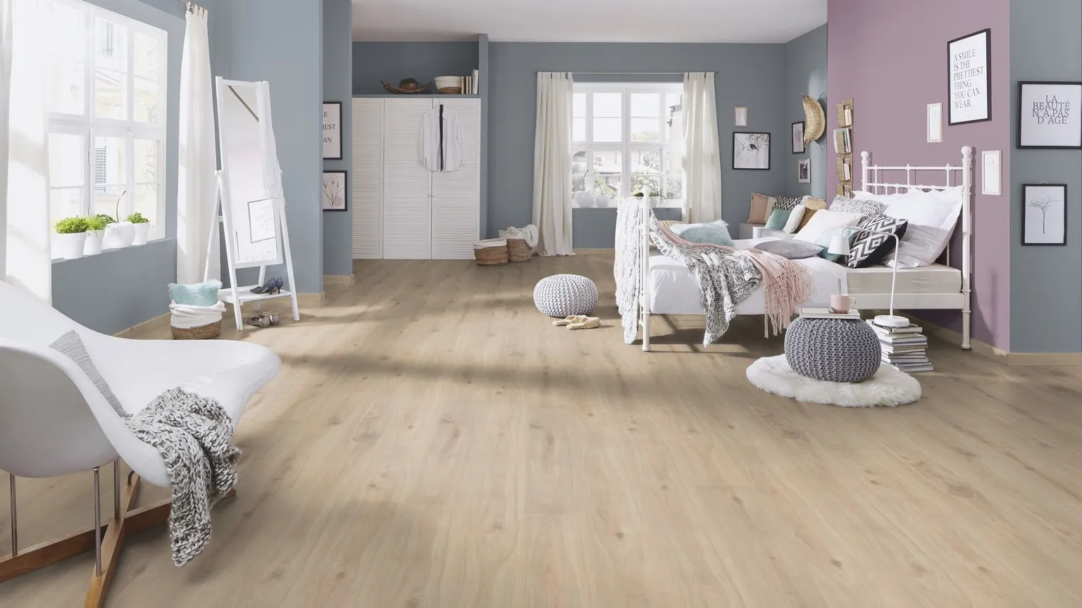 LAMINAATPARKETT KRONO O.CLEVER TAMM ORGANIC ORCA 1-LIPP