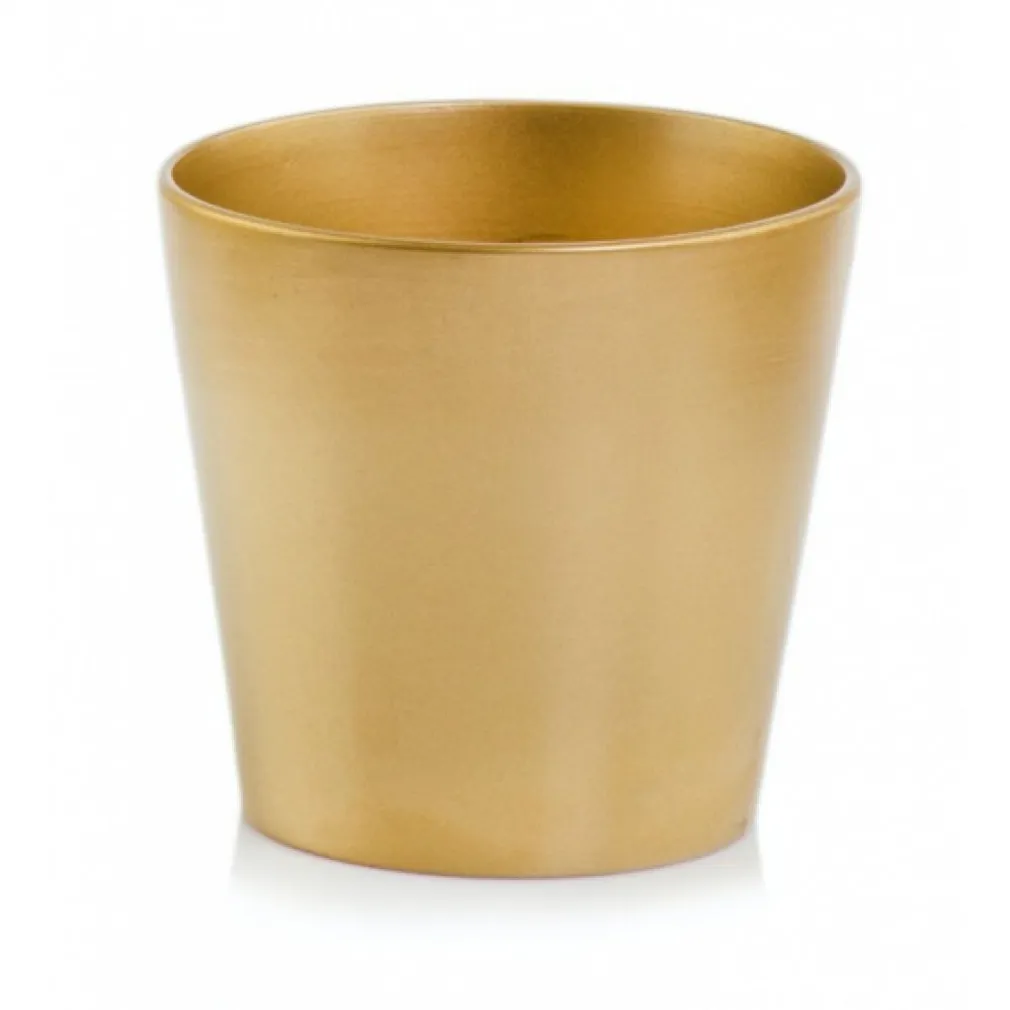 KERAAMILINE ÜMBRISPOTT POLNIX BERLIN D 15X14CM KULDNE