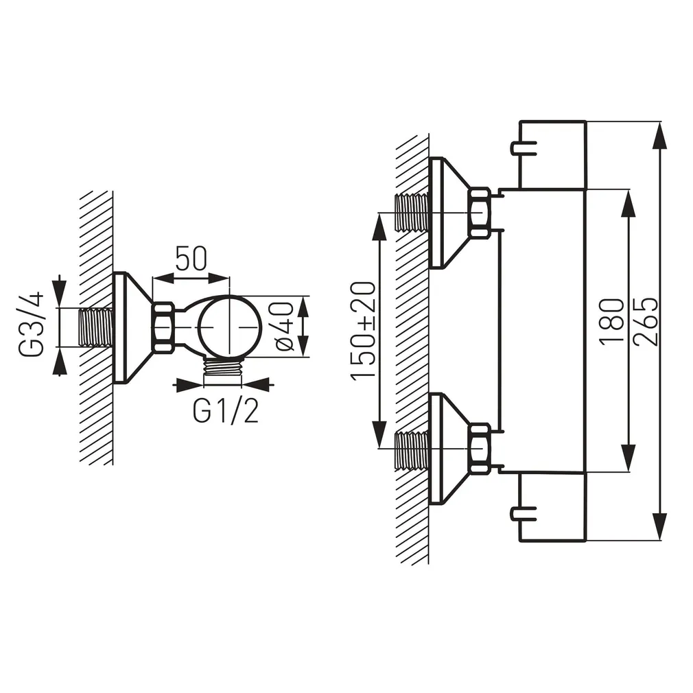 DUŠISEGISTI FERRO VARESE TERMOSTAADIGA KROOM