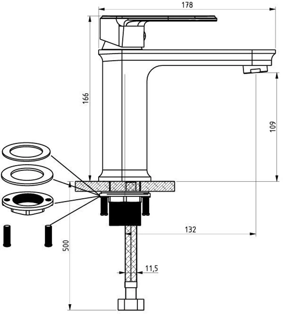 VALAMUSEGISTI HARMA RETRO BLACK 1832B