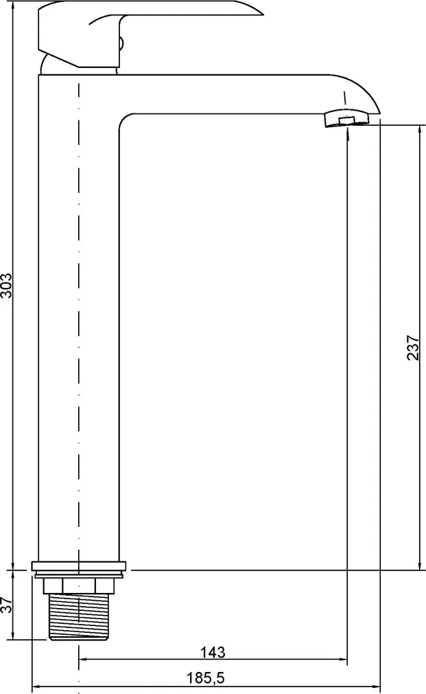 VALAMUSEGISTI INVENA SIROS KÕRGE KROOM