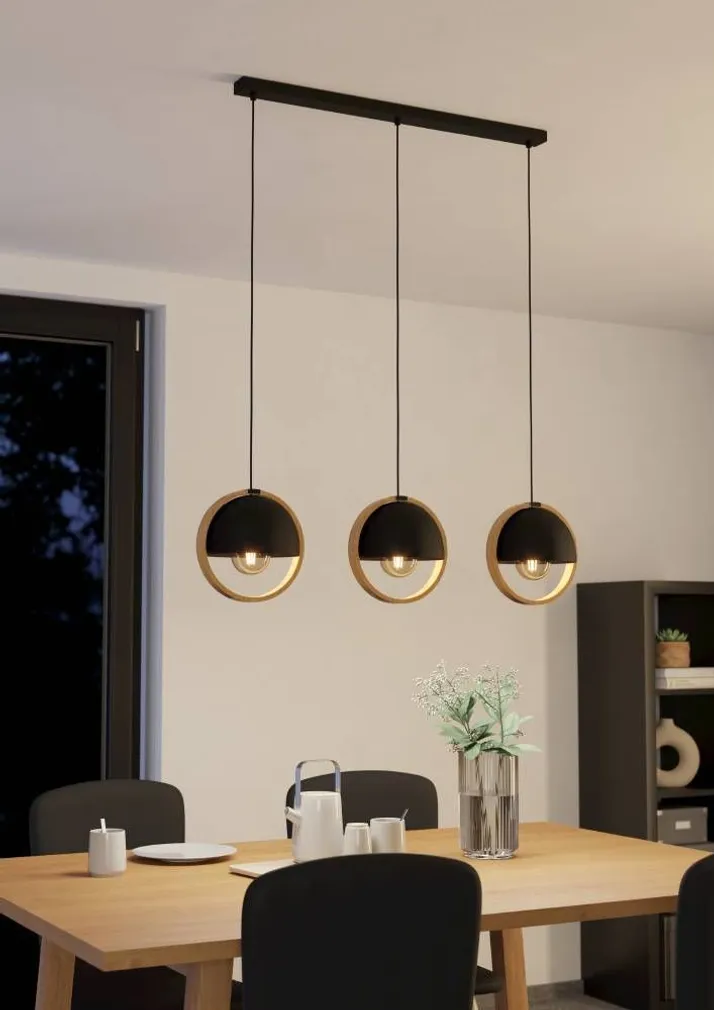 RIPPVALGUSTI EGLO CALLOW E27 3X40W MUST METALLIK