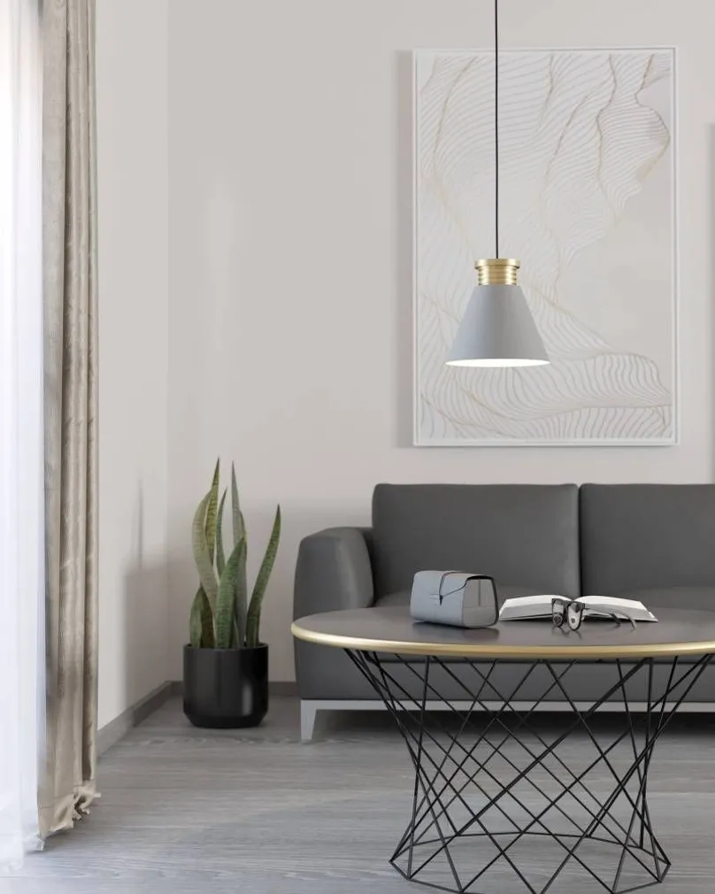 RIPPVALGUSTI EGLO TWICKEN E27 1X40W HALL/KULDNE