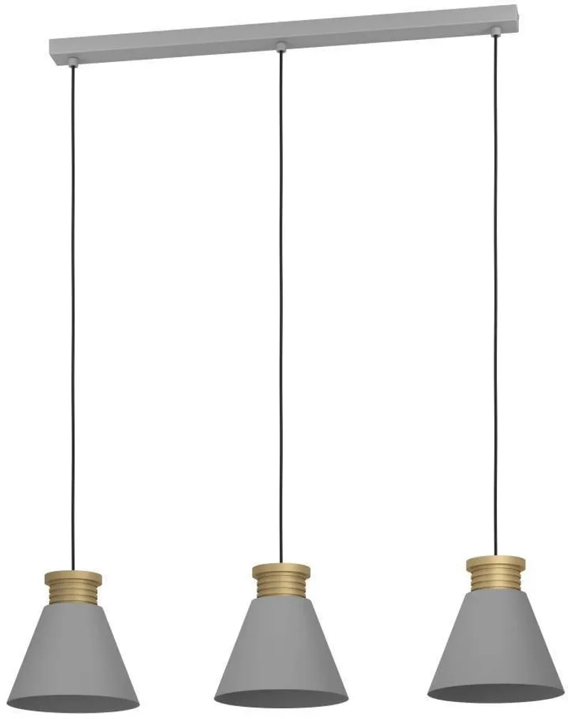 RIPPVALGUSTI EGLO TWICKEN E27 3X40W HALL/KULDNE