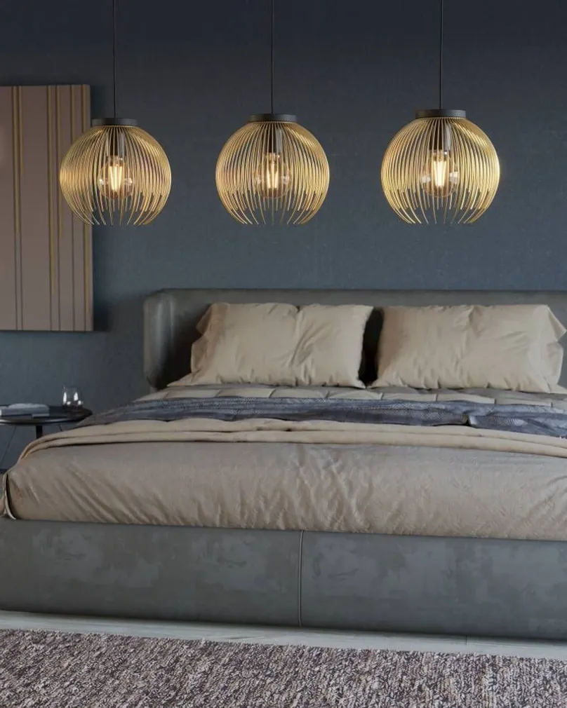 RIPPVALGUSTI EGLO VENEZUELA E27 3X40W MUST/KULDNE