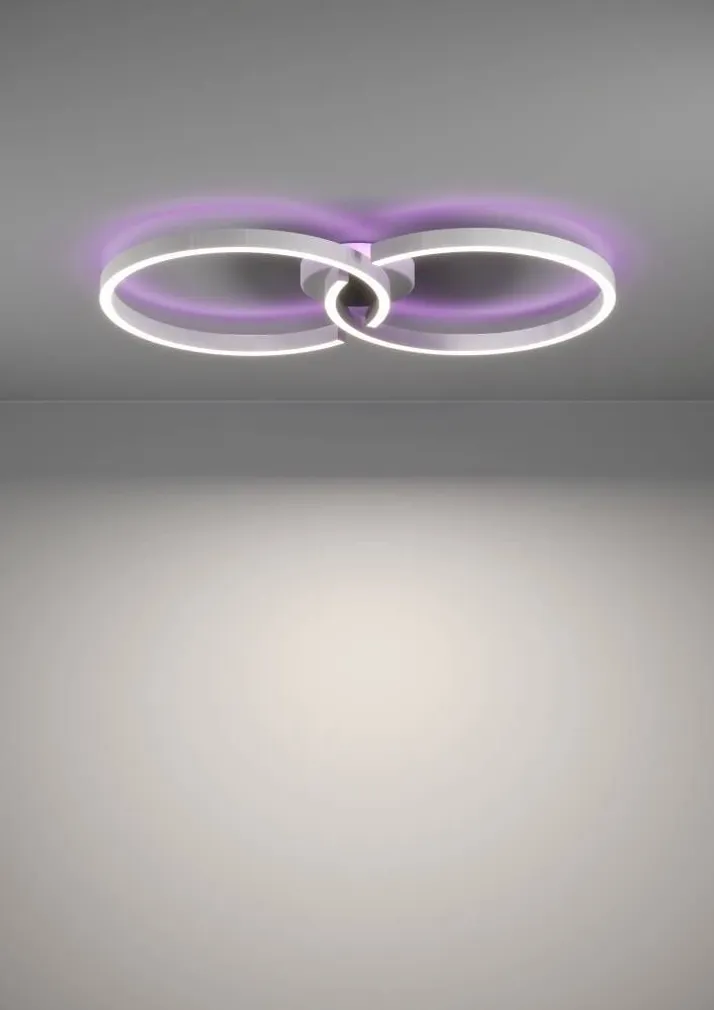 LAEVALGUSTI EGLO AMANDOLO LED-CCT/RGB VALGE