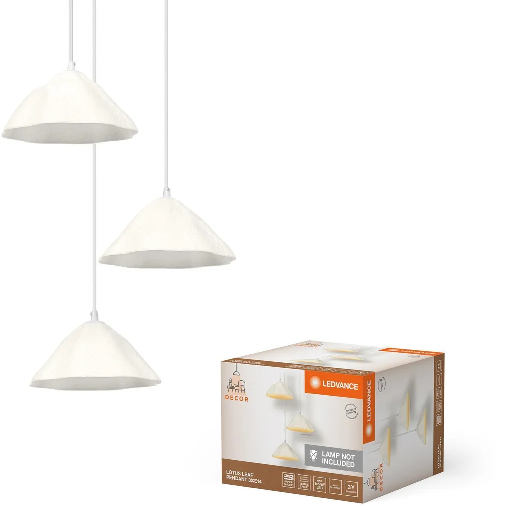 LAEVALGUSTI LEDVANCE LEAF 3XE14 VALGE