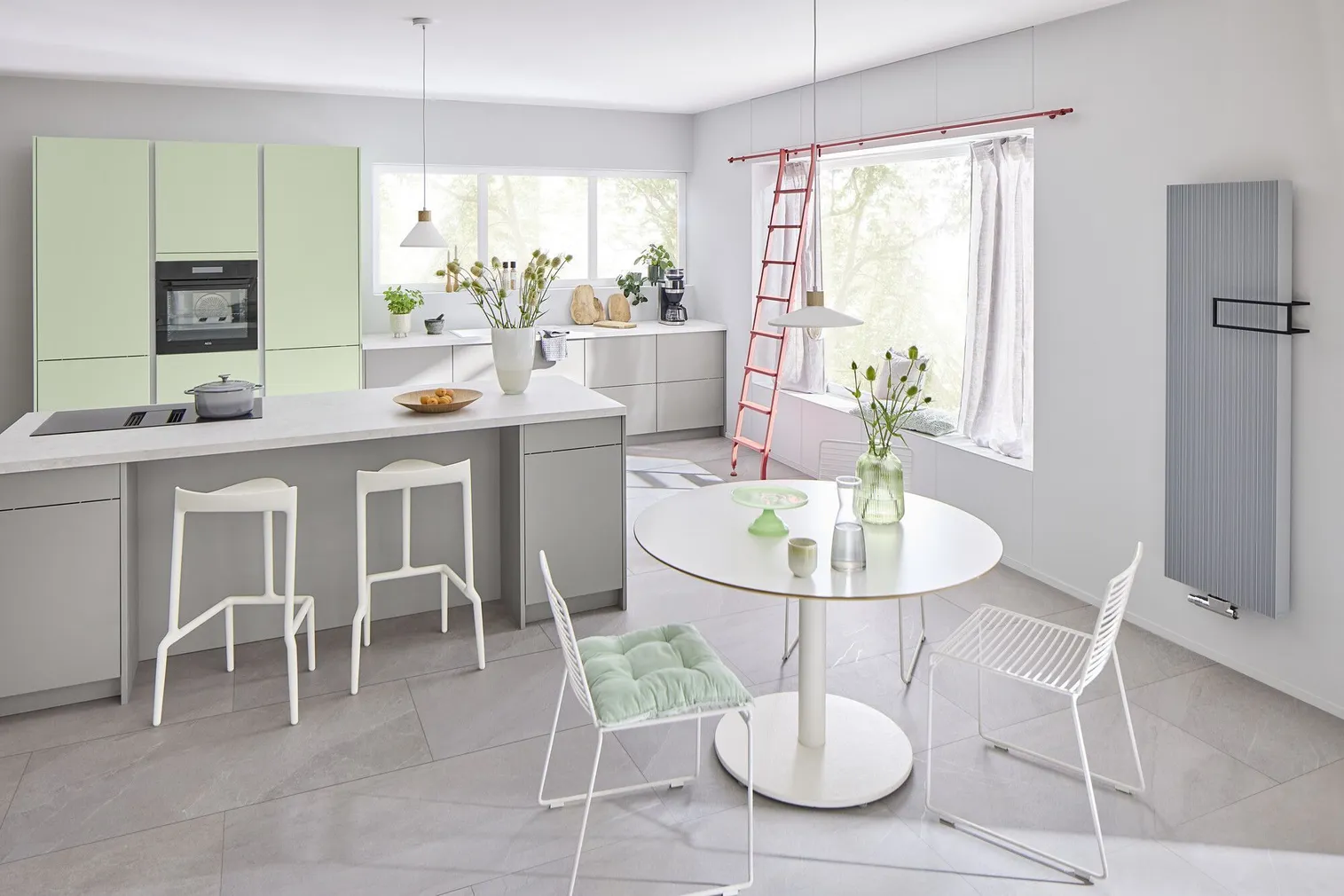 RIPPVALGUSTI LEDVANCE CONCRETE WOOD 220MM E27 VALGE