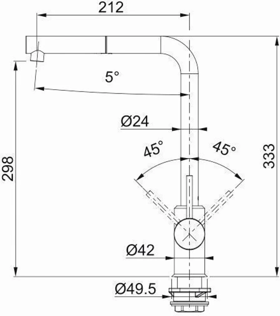 KÖÖGISEGISTI FRANKE SIRIUS KROOMITUD