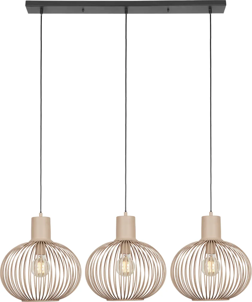 RIPPVALGUSTI TRIO GILA 3XE27 LIIVAKARVA