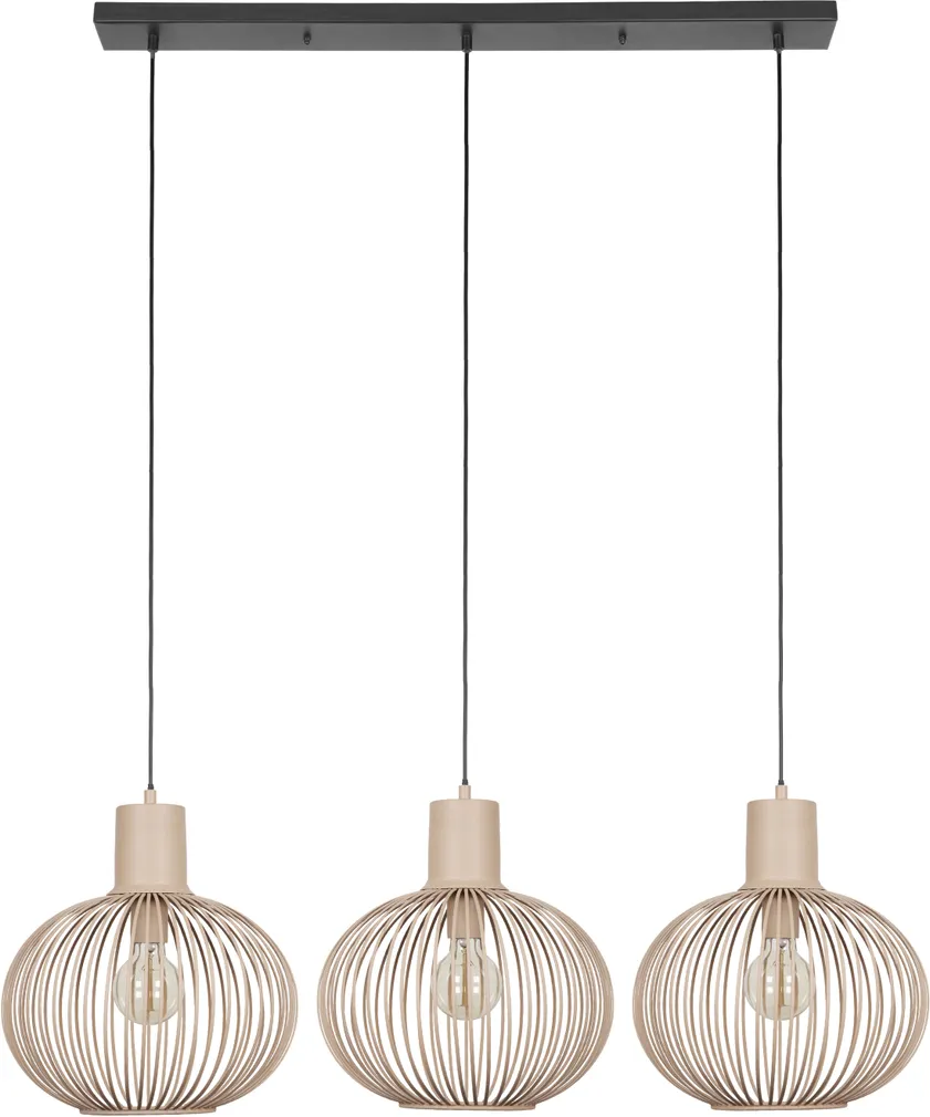 RIPPVALGUSTI TRIO GILA 3XE27 LIIVAKARVA