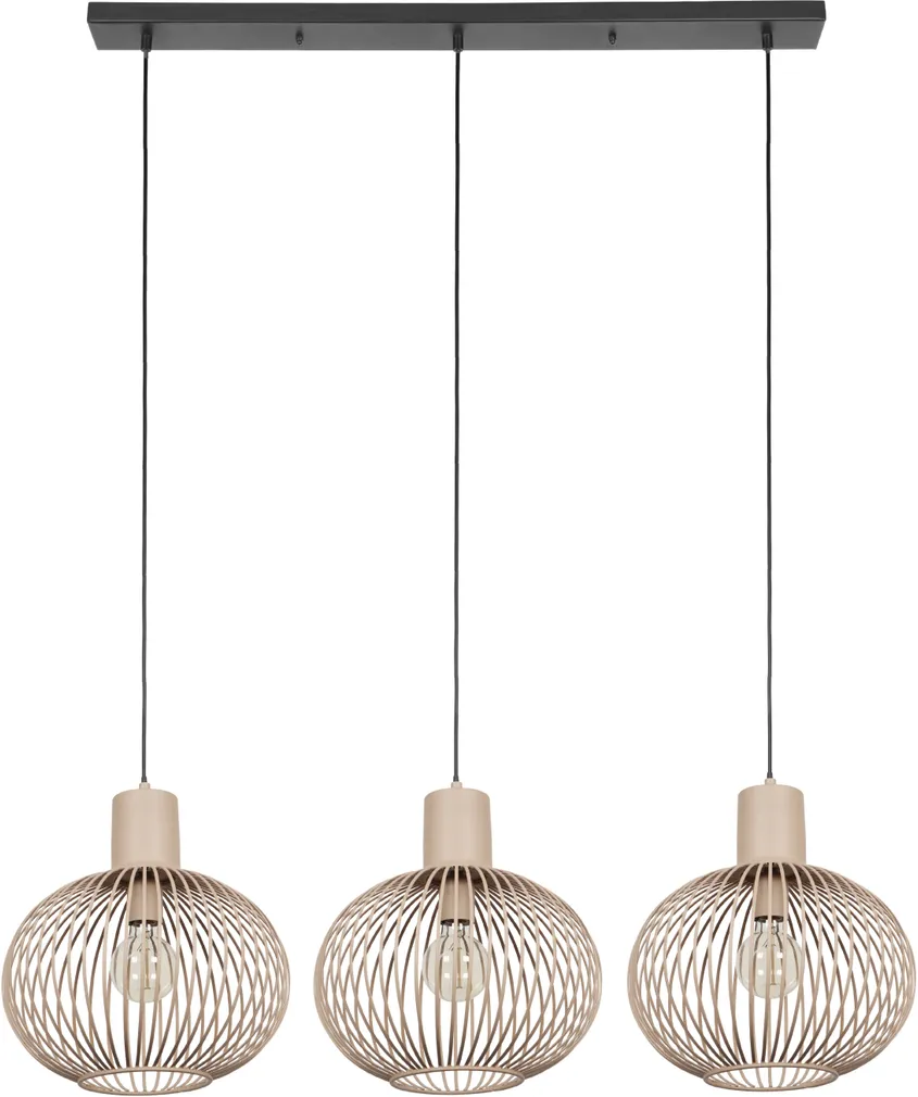 RIPPVALGUSTI TRIO GILA 3XE27 LIIVAKARVA