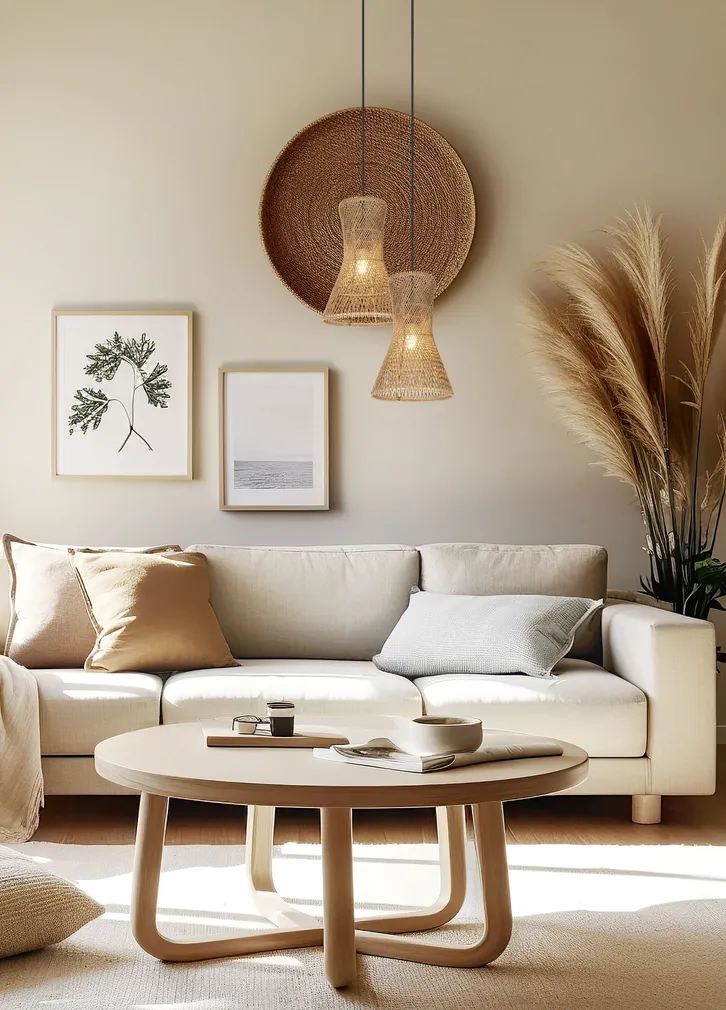 RIPPVALGUSTI TRIO BIJOU 3XE27 PRUUN/PABERLÕNG