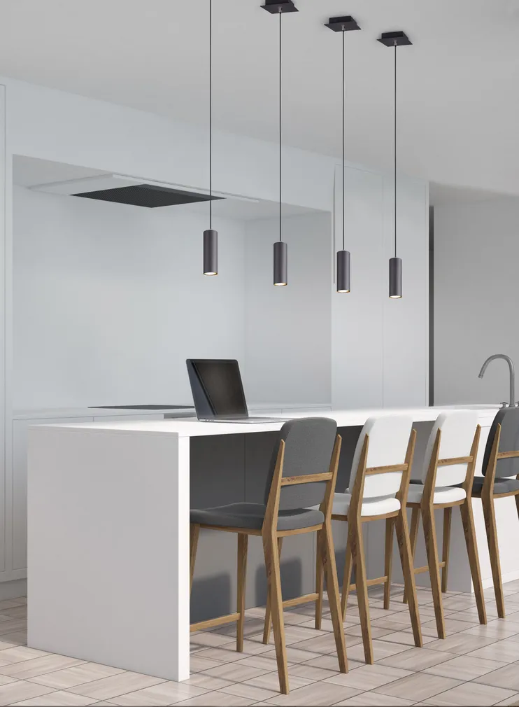 RIPPVALGUSTI TRIO MARLEY GU10 12CM MATT MUST