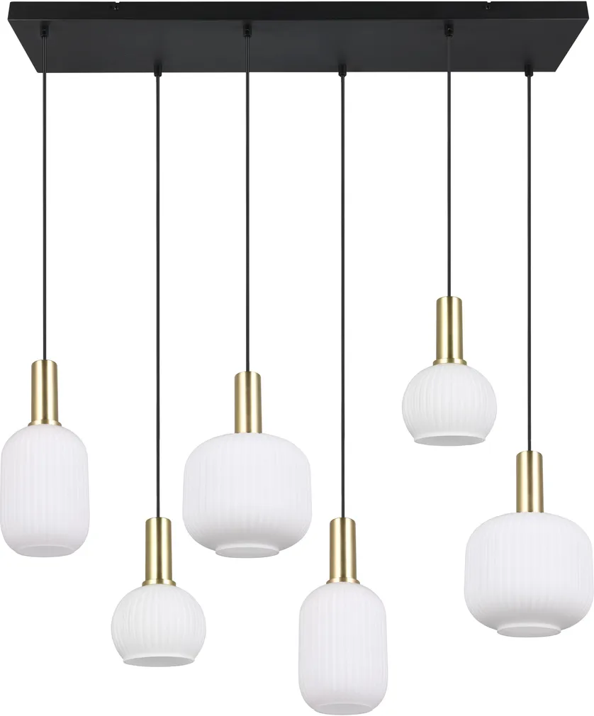 RIPPVALGUSTI TRIO DIVA 6XE27 MATT MESSING/VALGE