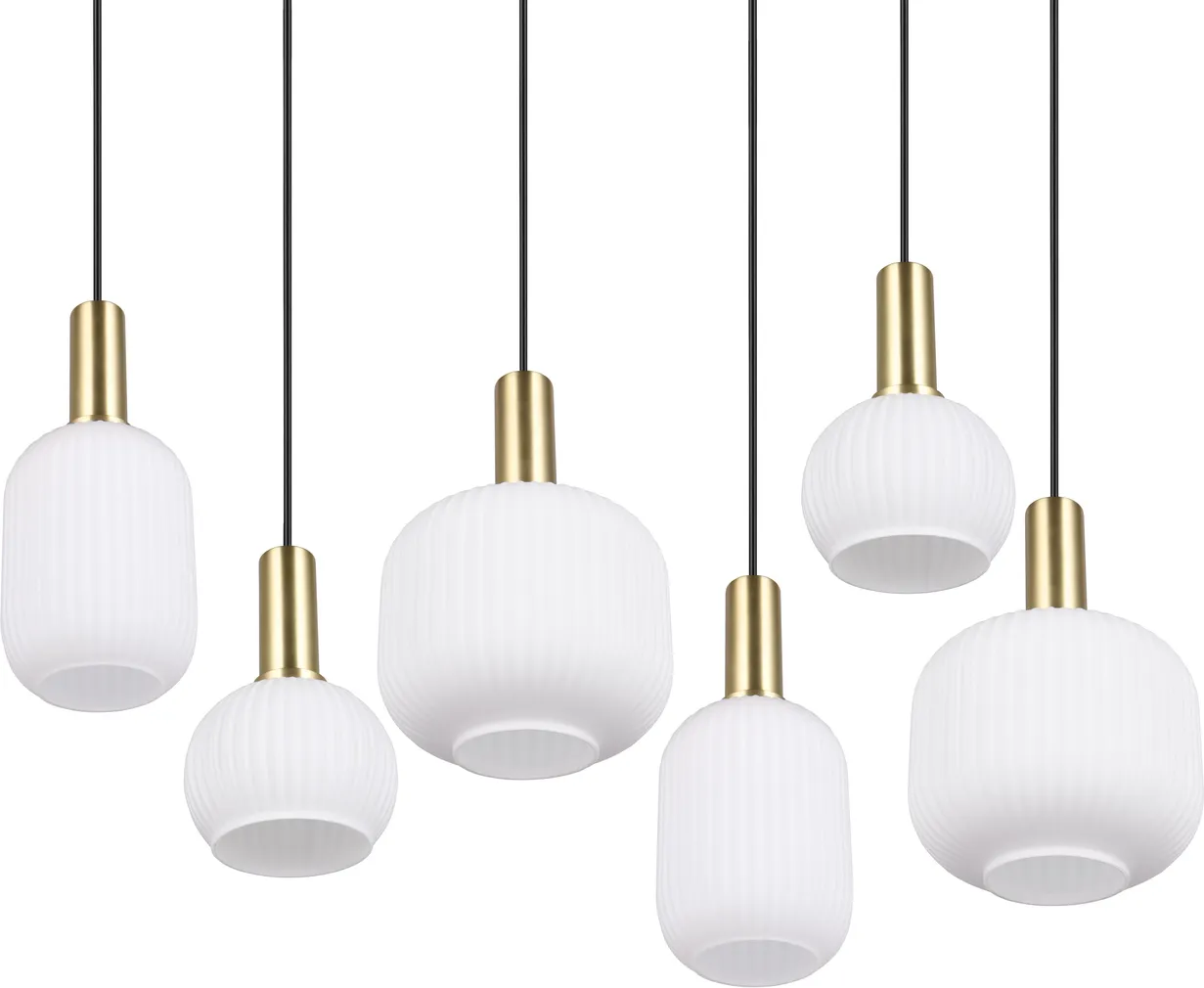 RIPPVALGUSTI TRIO DIVA 6XE27 MATT MESSING/VALGE