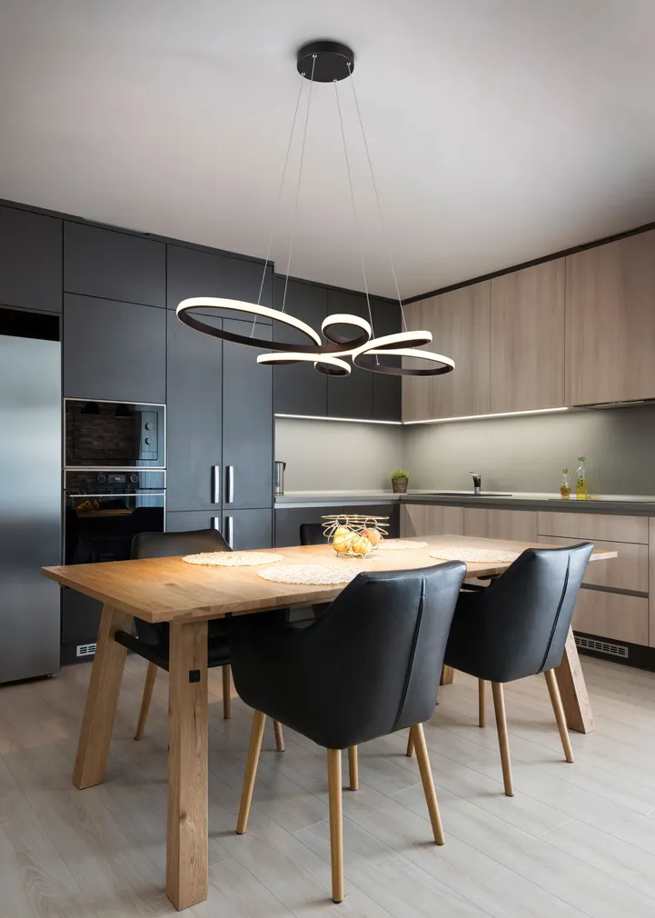 LAEVALGUSTI TRIO FLY LED 3000K MATT MUST