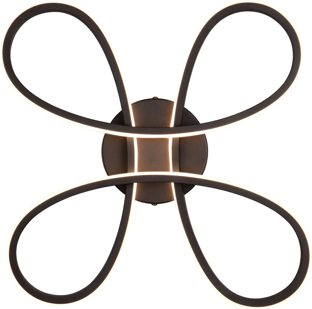 LAEVALGUSTI TRIO FLY LED 3000K 40CM MATT MUST