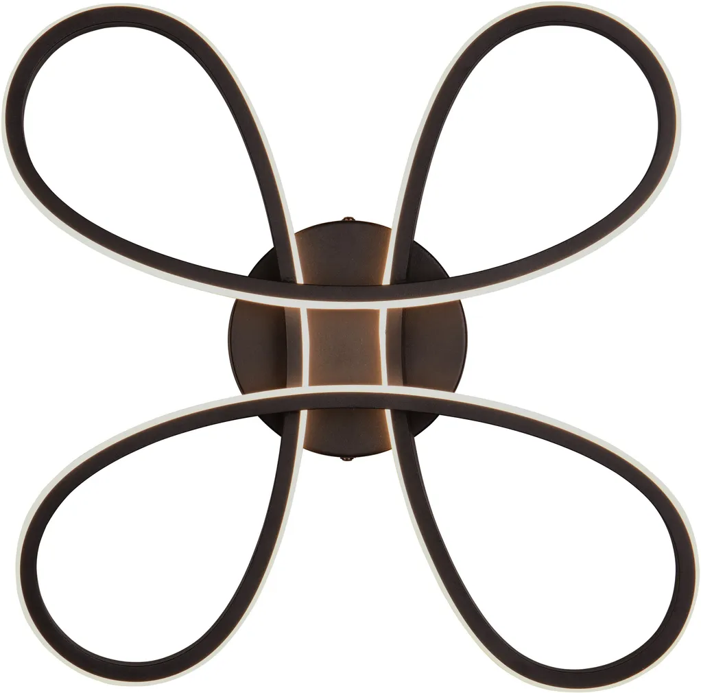 LAEVALGUSTI TRIO FLY LED 3000K 40CM MATT MUST