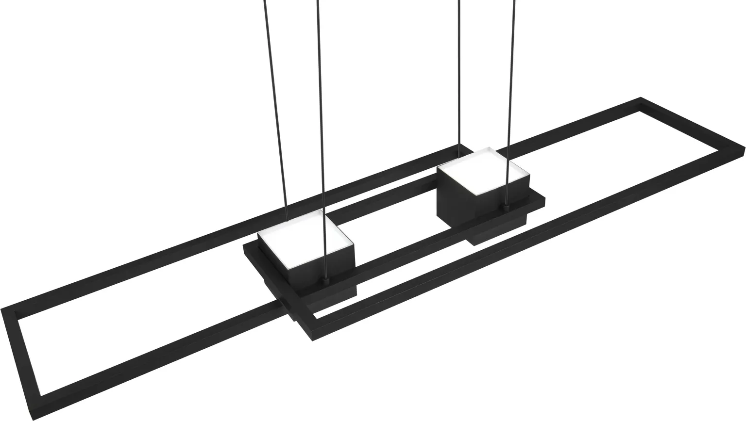 RIPPVALGUSTI TRIO ALBANY LED 2700-6500K MATT MUST