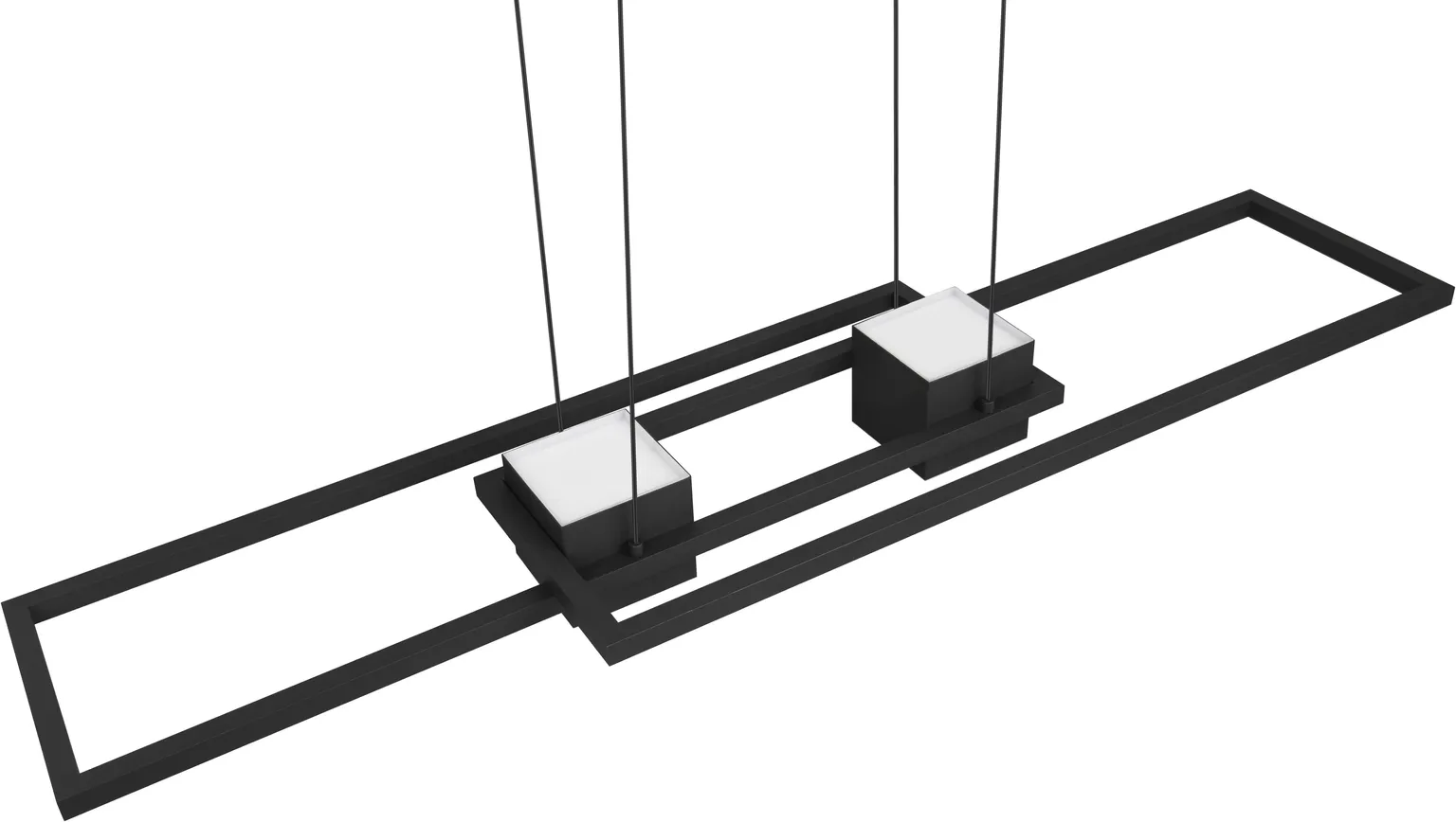 RIPPVALGUSTI TRIO ALBANY LED 2700-6500K MATT MUST