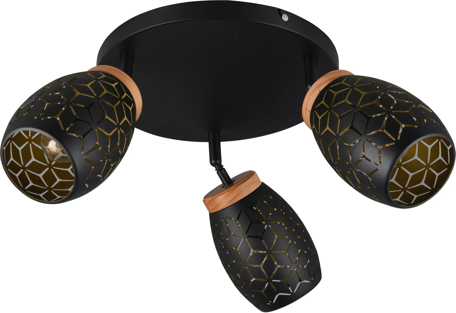 KOHTVALGUSTI TRIO BIDAR 3XE14 MATT MUST