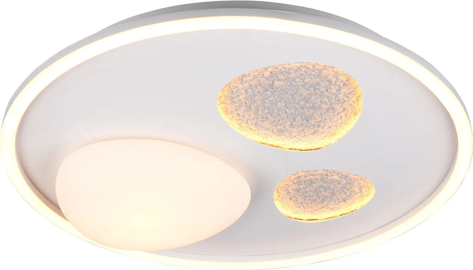 LAEVALGUSTI TRIO PEBBLE LED 2700-6500K MATT VALGE/HALL