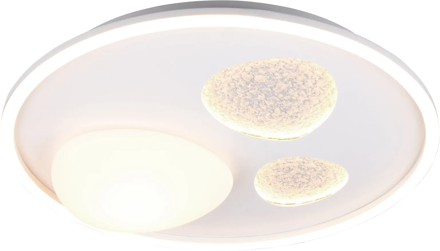 LAEVALGUSTI TRIO PEBBLE LED 2700-6500K MATT VALGE/HALL