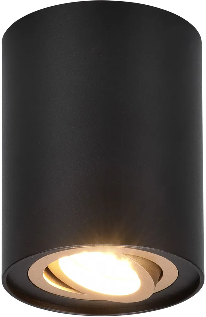 LAEVALGUSTI TRIO COOKIE GU10 MUST/KULDNE