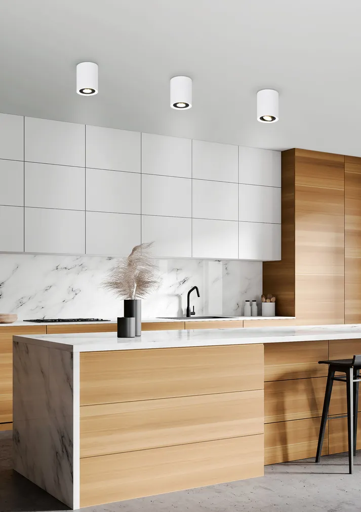 LAEVALGUSTI TRIO COOKIE GU10 MUST/VALGE