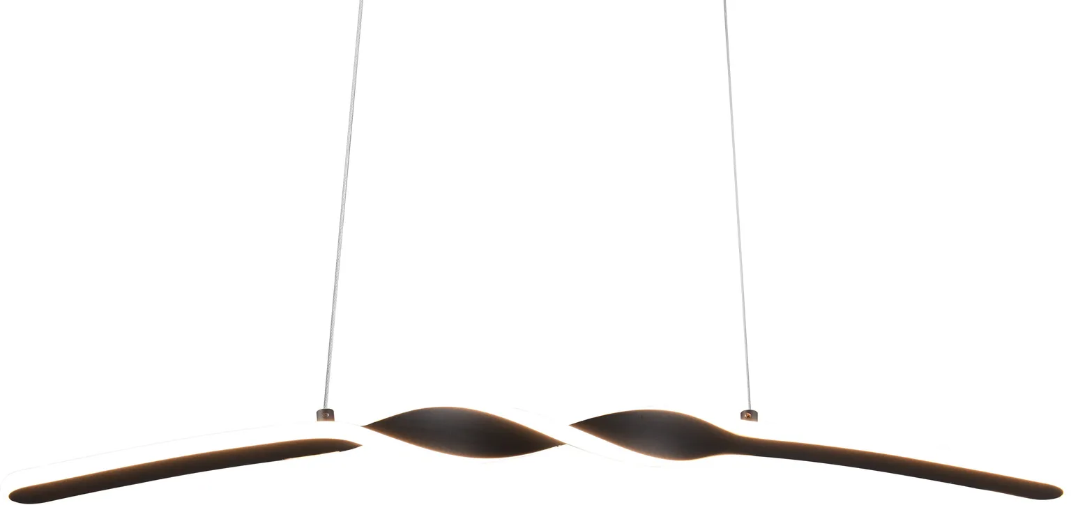 RIPPVALGUSTI TRIO GINKO LED 3000K MATT MUST