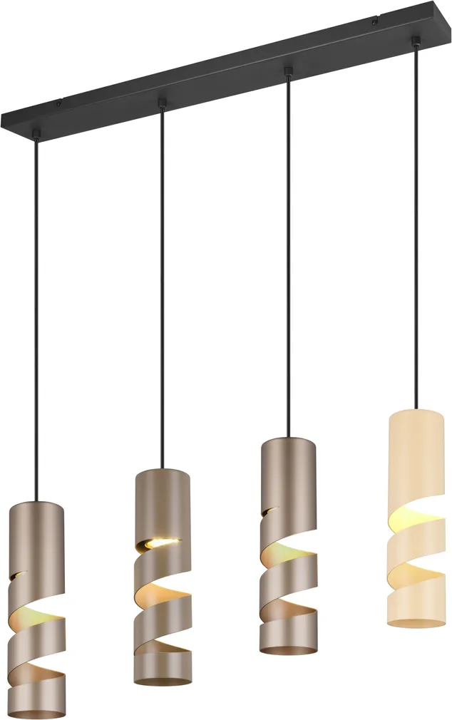 RIPPVALGUSTI TRIO STREAM 4XGU10 MITMEVÄRVILINE