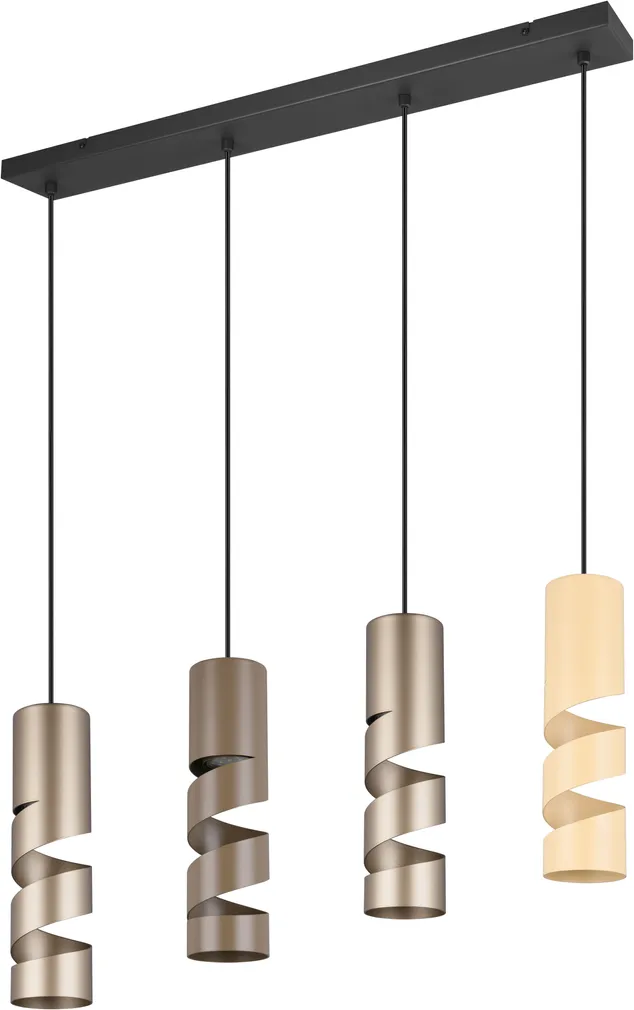 RIPPVALGUSTI TRIO STREAM 4XGU10 MITMEVÄRVILINE