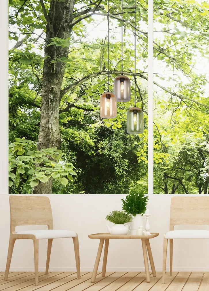 RIPPVALGUSTI TRIO CORK 3XE27 MATT MITMEVÄRVILINE