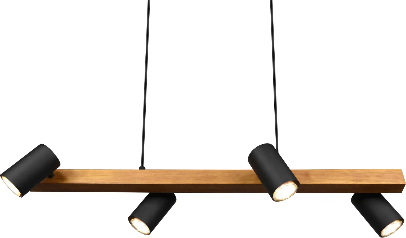 RIPPVALGUSTI TRIO MARLEY 4XGU10 80CM MATT MUST/PUIT