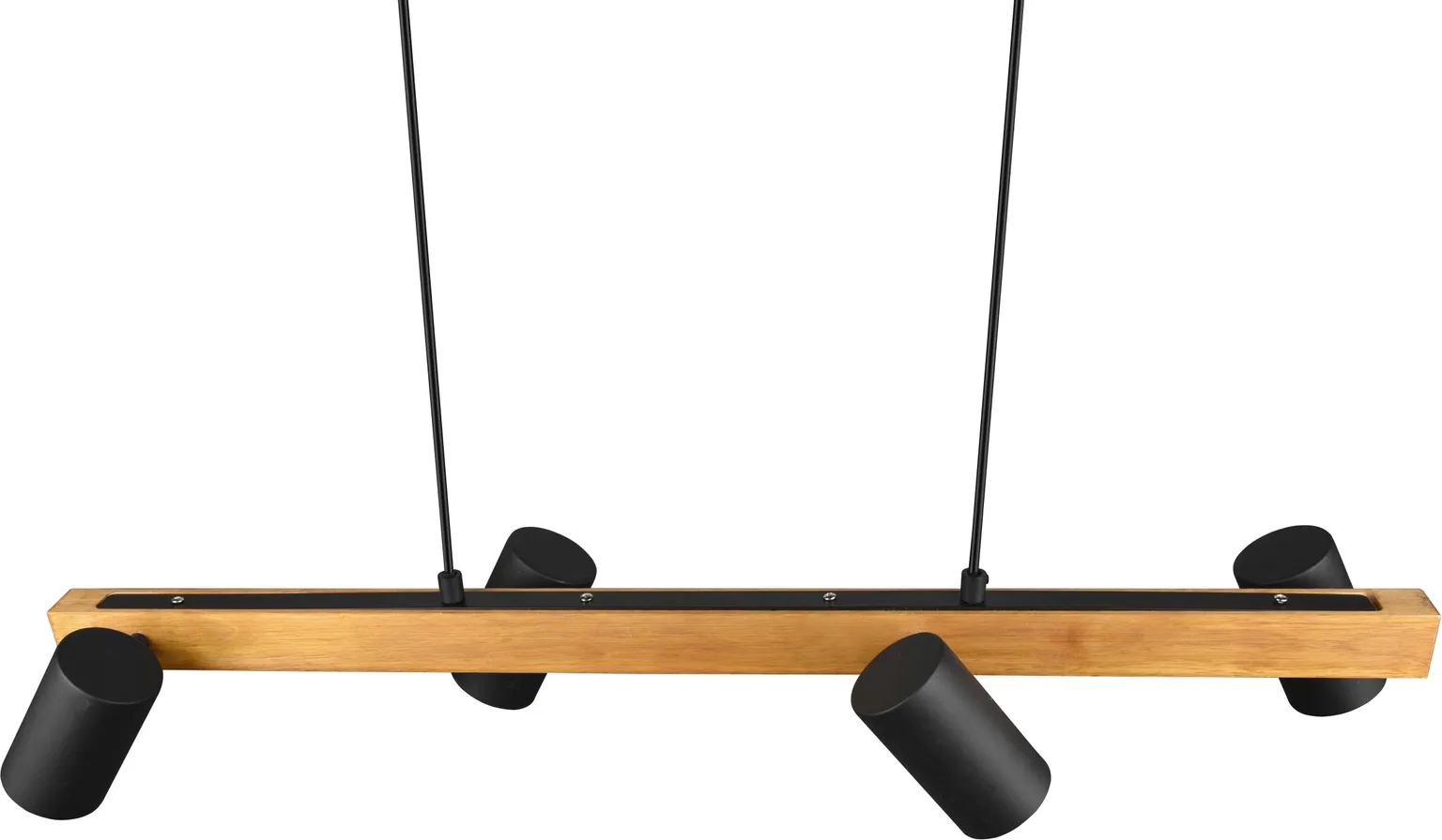 RIPPVALGUSTI TRIO MARLEY 4XGU10 80CM MATT MUST/PUIT