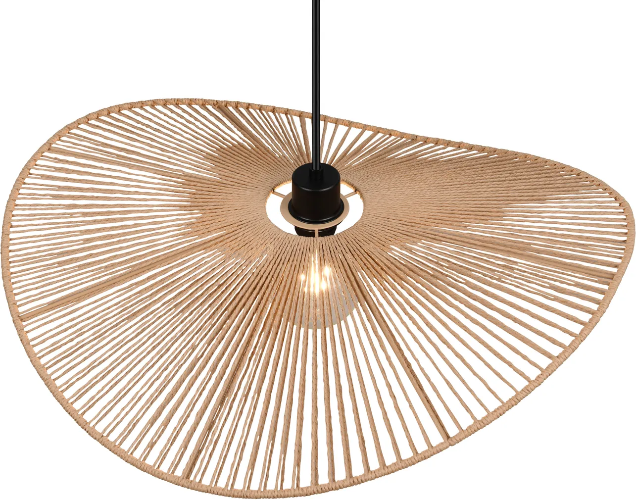 RIPPVALGUSTI TRIO LAURINE E27 58CM PRUUN/PABERLÕNG