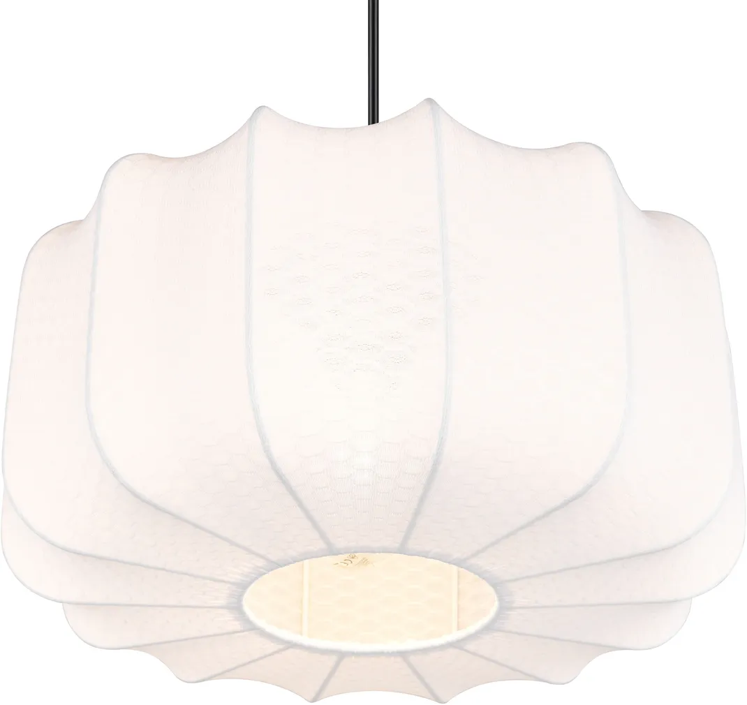 RIPPVALGUSTI TRIO MADELINE E27 40CM VALGE