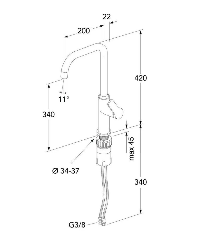 KÖÖGISEGISTI GUSTAVSBERG EPIC MATT MUST