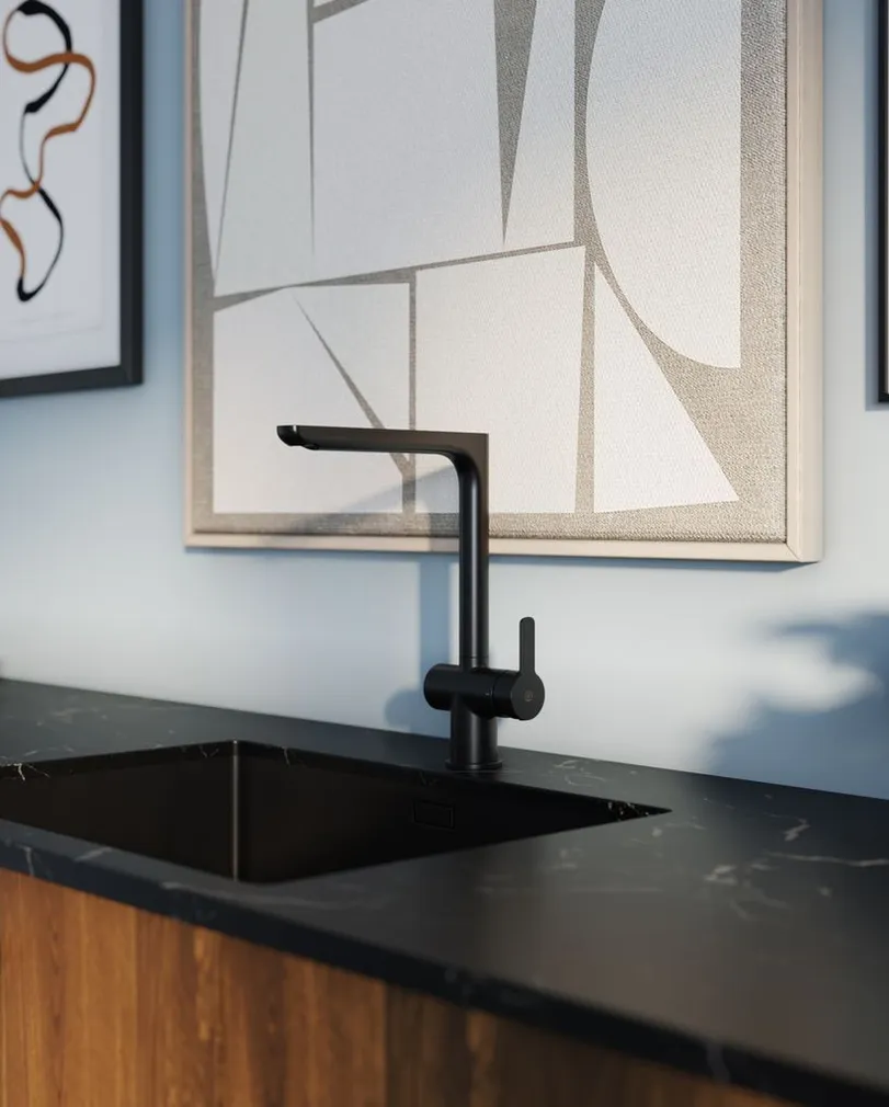 KÖÖGISEGISTI GUSTAVSBERG ESTETIC MATT MUST