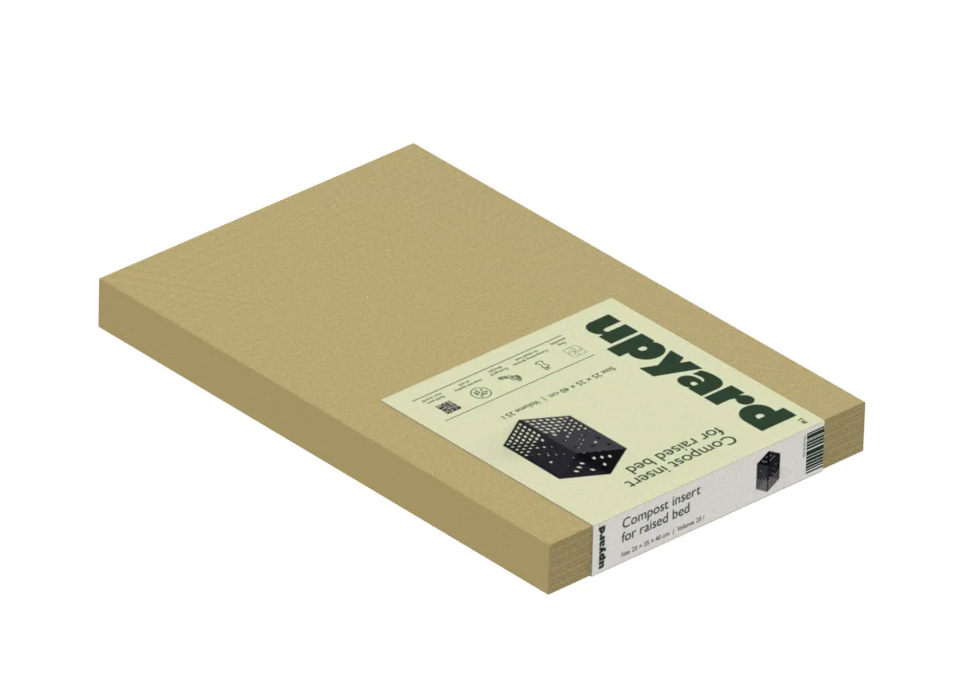 KOMPOSTER UPYARD METALLIST PEENRAKASTI JAOKS 25L