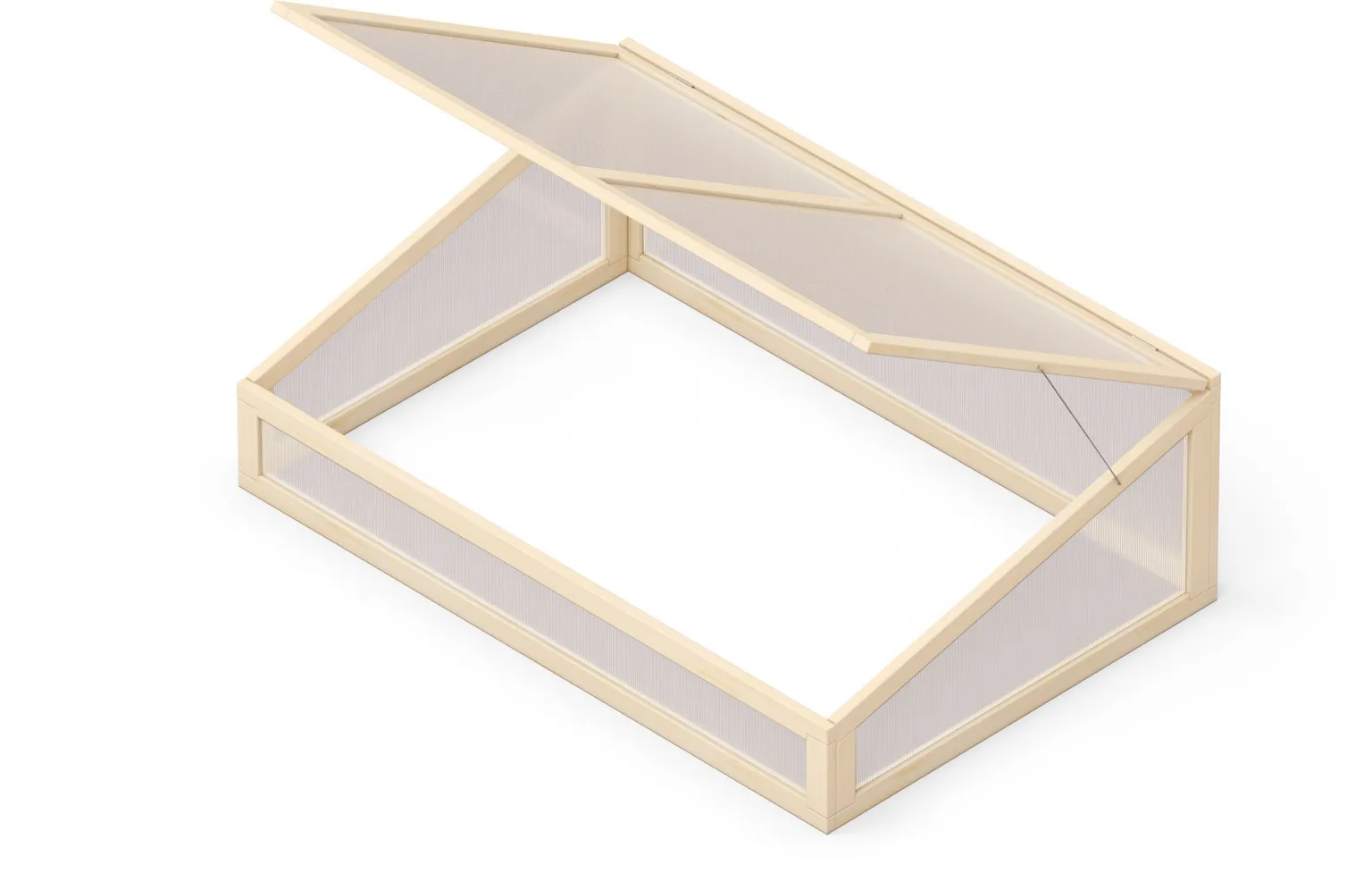 MINIKASVUHOONE ISTUTUSKASTILE UPYARD 120X80CM NATURAALNE