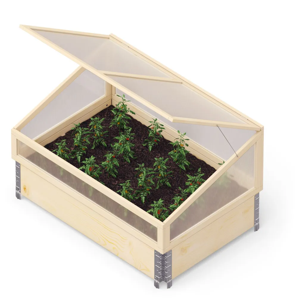 MINIKASVUHOONE ISTUTUSKASTILE UPYARD 120X80CM NATURAALNE