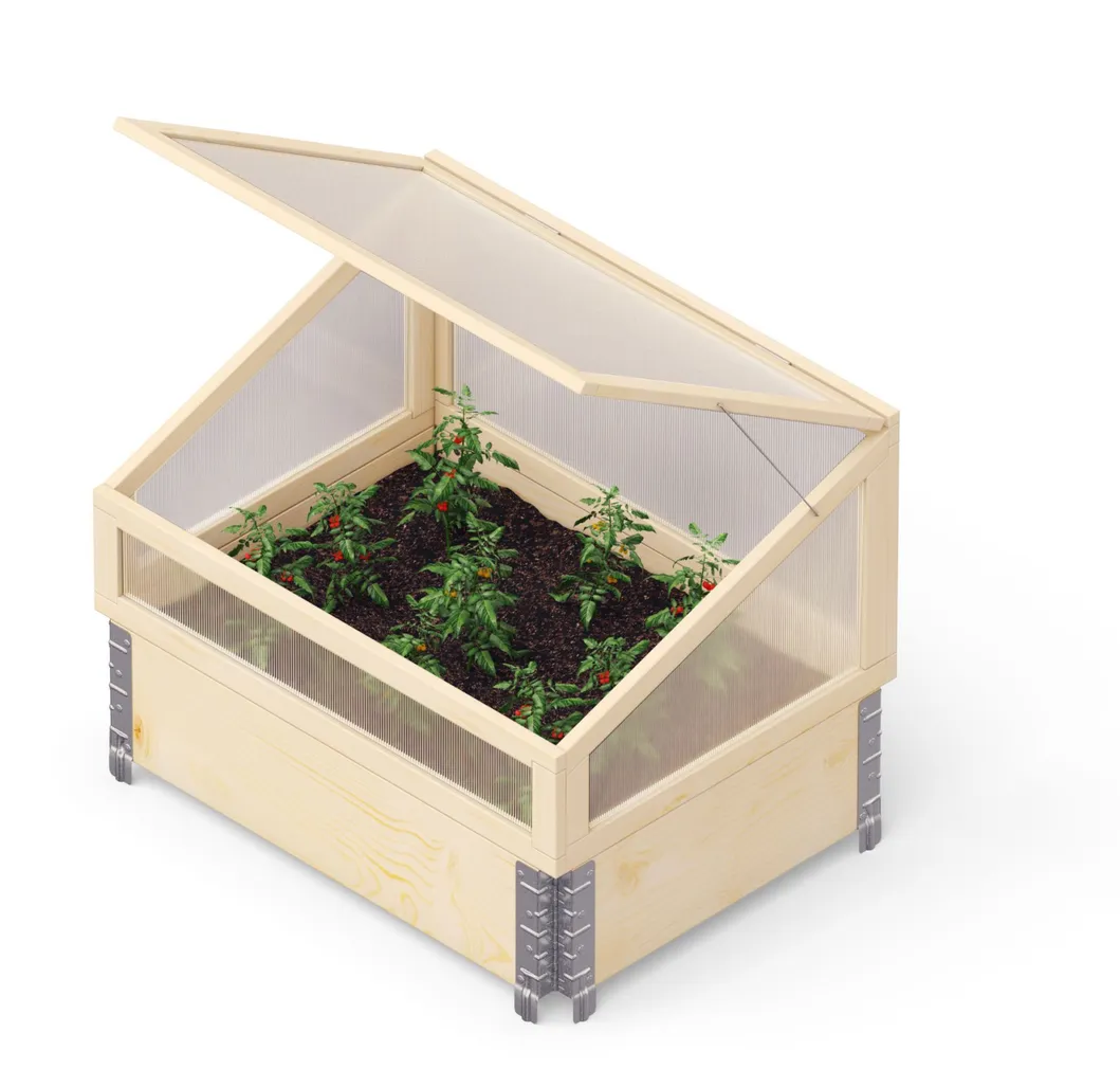 MINIKASVUHOONE ISTUTUSKASTILE UPYARD 80X60CM NATURAALNE