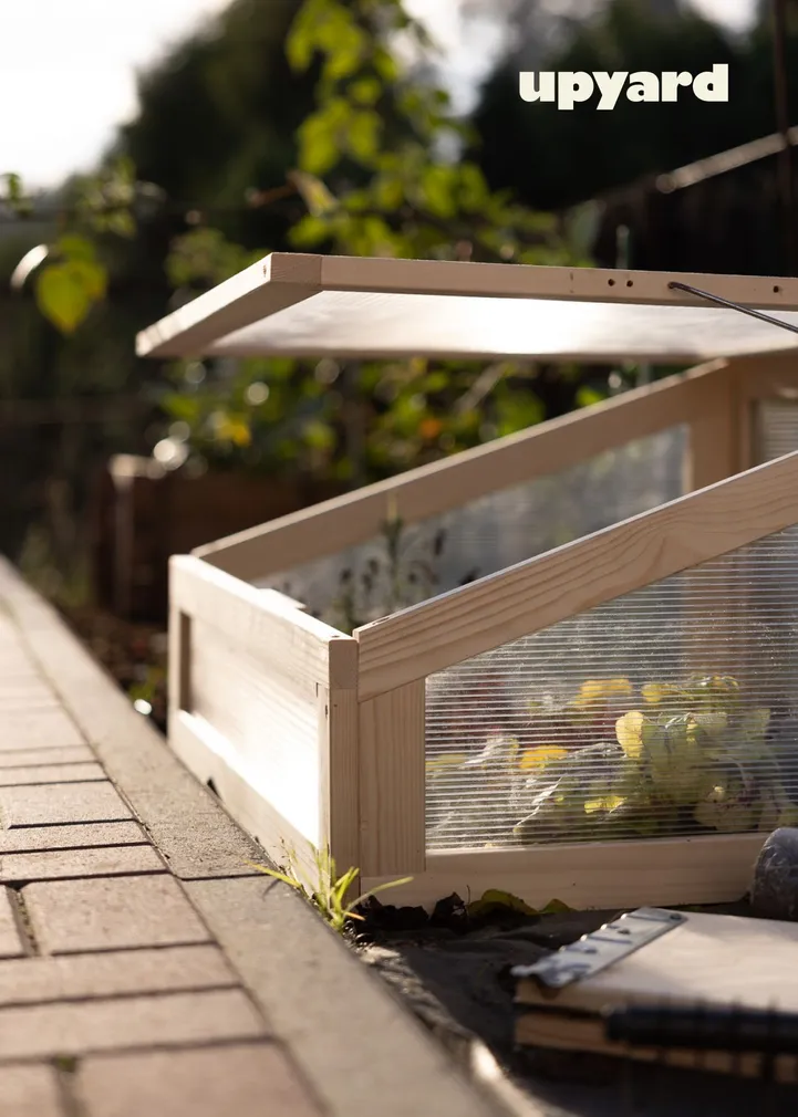 MINIKASVUHOONE ISTUTUSKASTILE UPYARD 80X60CM NATURAALNE