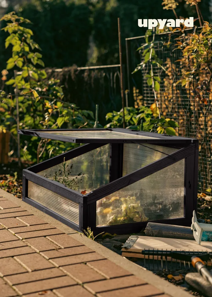 MINIKASVUHOONE ISTUTUSKASTILE UPYARD 80X60CM MUST